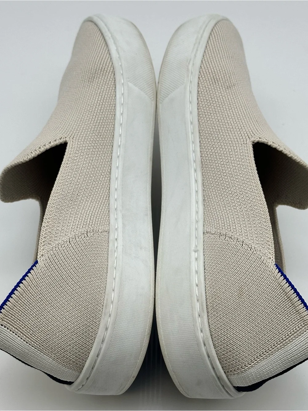 Rothy's The Slip On Sand Knit Fabric Low Top Everyday Sneakers Women’s Size US 6